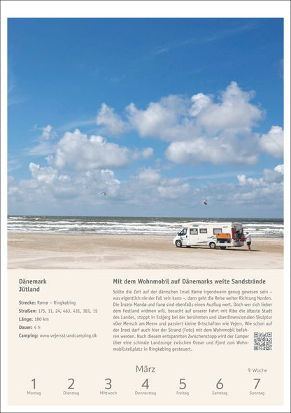 Campinglust - Wochen-Kultur-Kalender 2027 - 25 x 36 cm - Harenberg