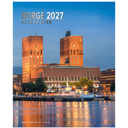 Norge Kalenderen - Wall Calendar 2026 - Title Northern Norway - 33 x 41 cm - Aune Forlag