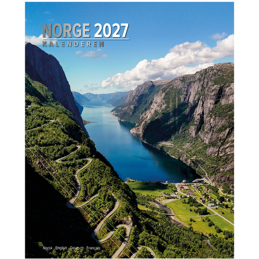 Norge Kalenderen - Wall Calendar 2026 - Title Northern Norway - 33 x 41 cm - Aune Forlag