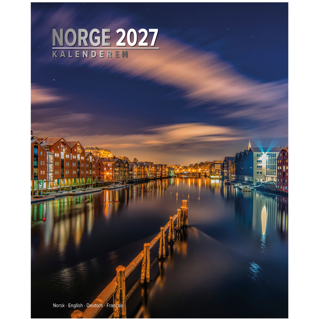 Norge Kalenderen - Wall Calendar 2026 - Title Northern Norway - 33 x 41 cm - Aune Forlag
