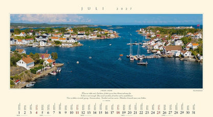 Panorama Norway - Wall Calendar 2025 - 59 x 34 cm - Calendar for 2025