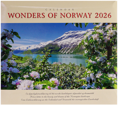 Panorama Norway -  Tischkalender 2026 - 22 x 18 cm - Kalenderforlaget