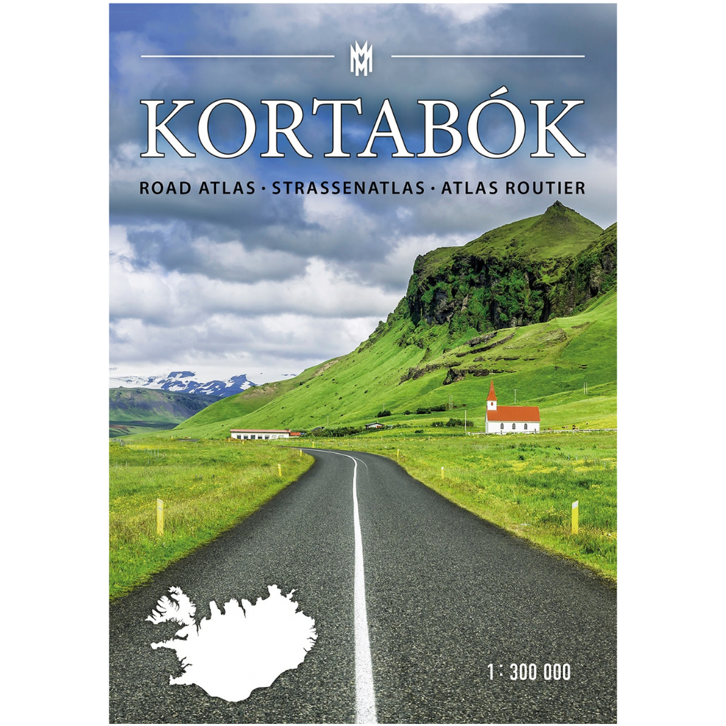 Island Kortabok - Island Straßenatlas / Autoatlas 1:300.000