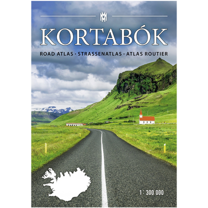 Island Kortabok - Island Straßenatlas / Autoatlas 1:300.000
