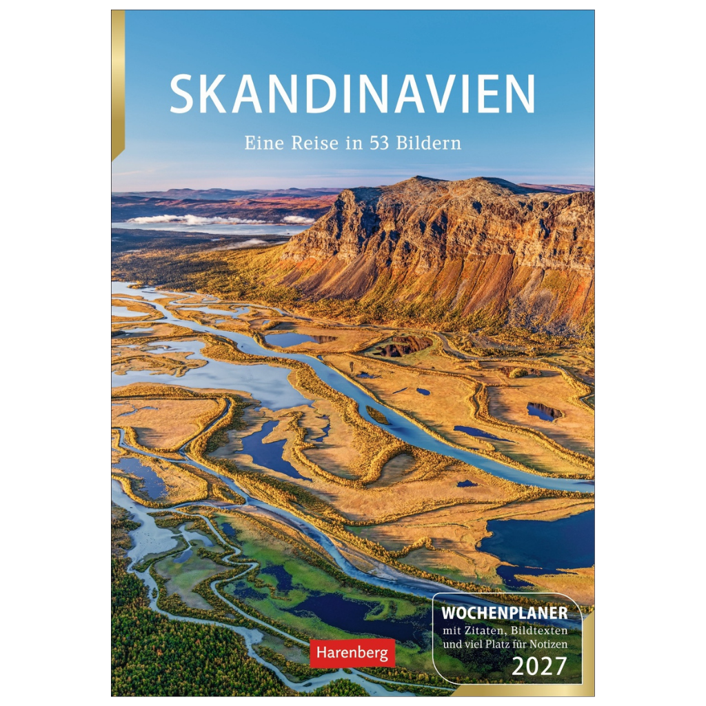 Skandinavien Wochenplaner 2027 - 25 x 36 cm - Harenberg