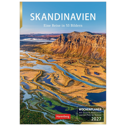 Skandinavien Wochenplaner 2027 - 25 x 36 cm - Harenberg