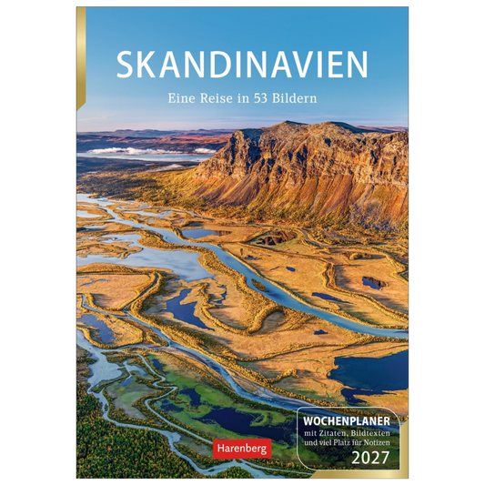 Skandinavien Wochenplaner 2027 - 25 x 36 cm - Harenberg