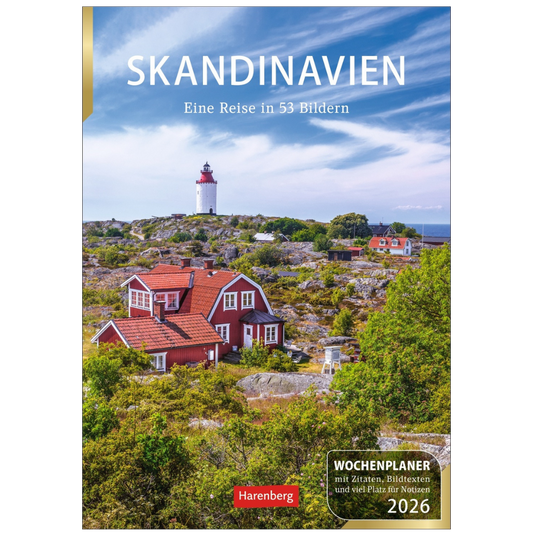 Scandinavia Weekly Planner 2026 - 25 x 36 cm - Harenberg