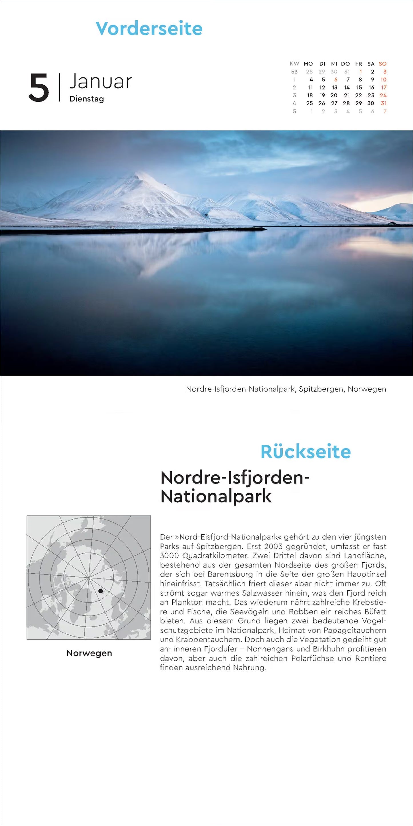 Schönheit des Nordens - 365 Tage Abreißkalender - 2027 - Kunth Verlag