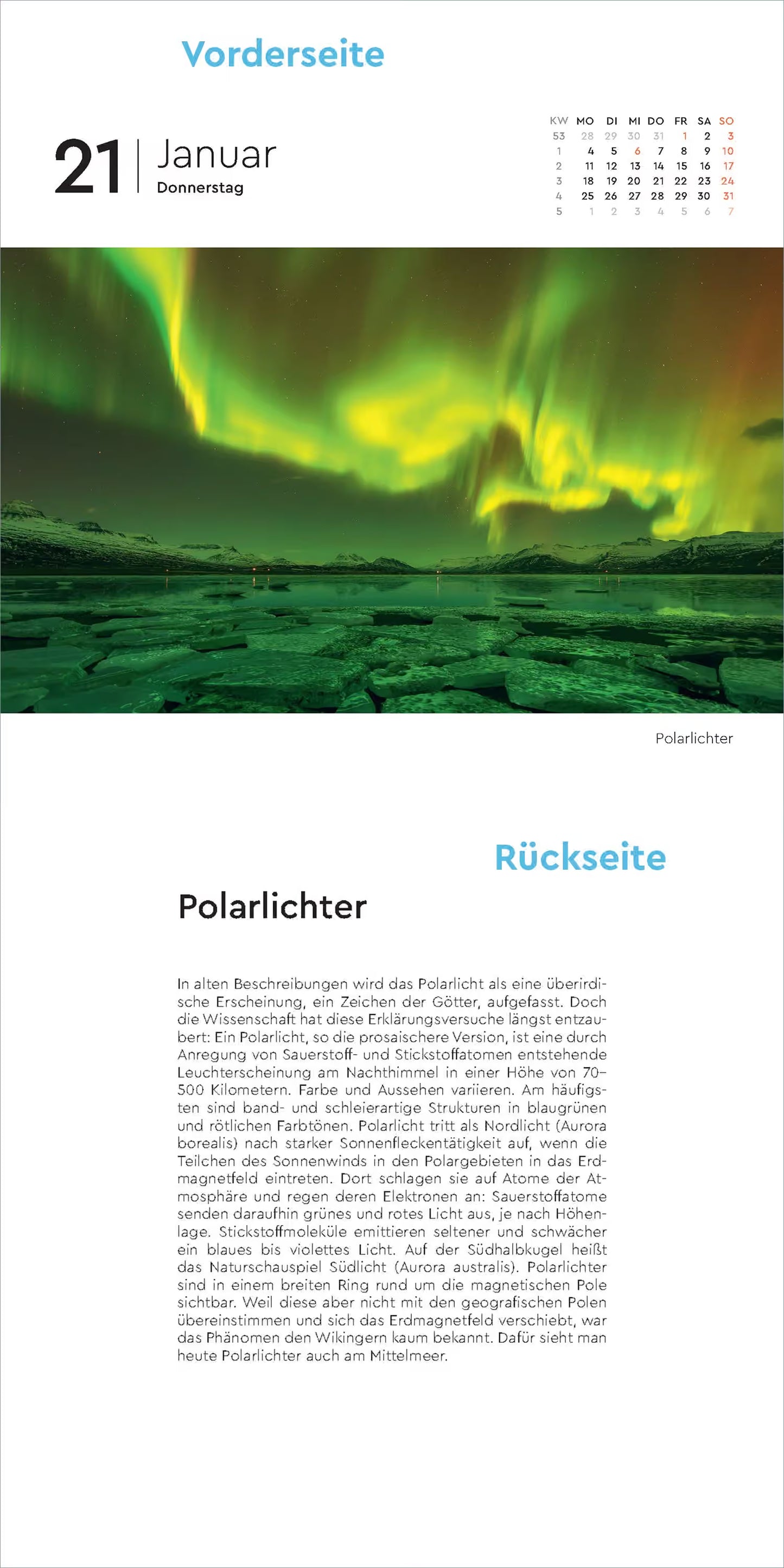 Schönheit des Nordens - 365 Tage Abreißkalender - 2027 - Kunth Verlag