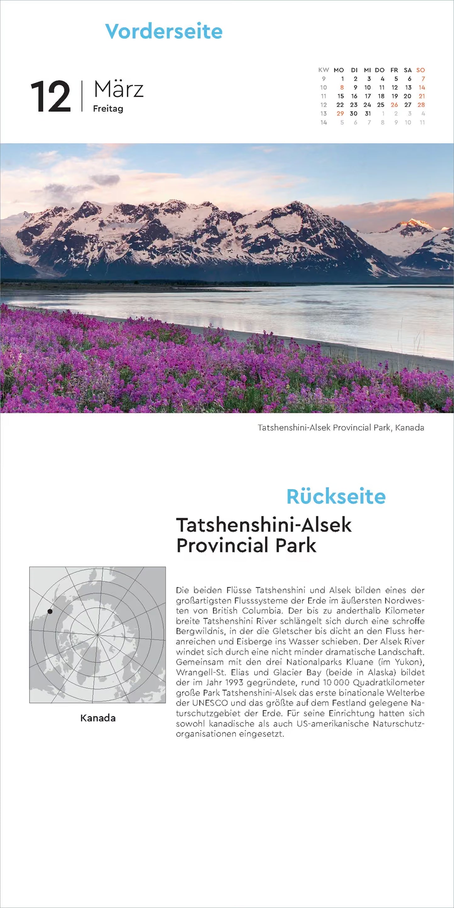 Schönheit des Nordens - 365 Tage Abreißkalender - 2027 - Kunth Verlag