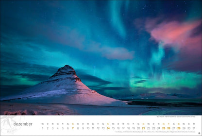 Skandinavien Globetrotter - Wandkalender 2025 - 58 x 39 cm - Heye Verlag