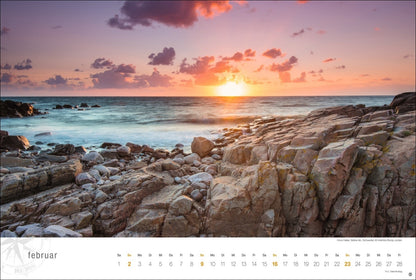 Skandinavien Globetrotter - Wandkalender 2025 - 58 x 39 cm - Heye Verlag