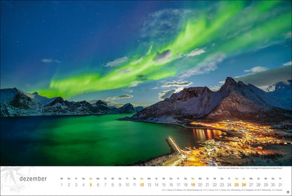 Skandinavien Globetrotter - Wandkalender 2027 - 58 x 39 cm - Heye Verlag