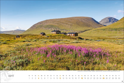 Skandinavien Globetrotter - Wandkalender 2027 - 58 x 39 cm - Heye Verlag