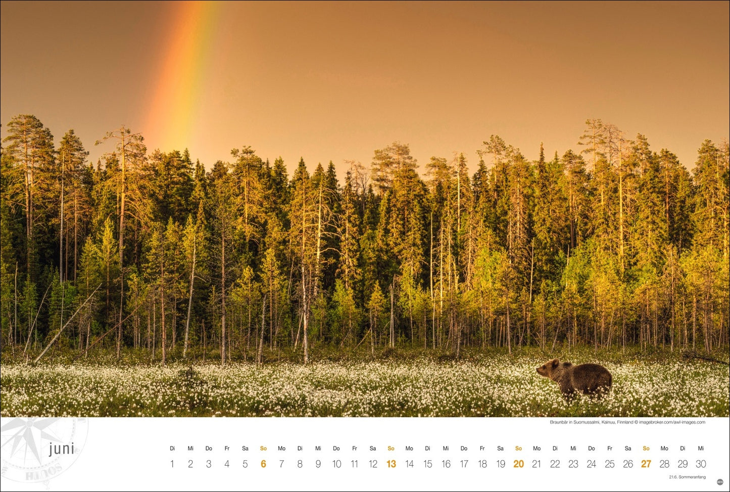 Skandinavien Globetrotter - Wandkalender 2027 - 58 x 39 cm - Heye Verlag