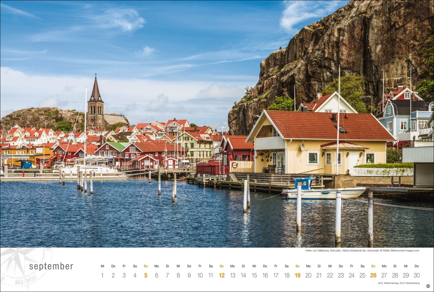 Skandinavien Globetrotter - Wandkalender 2027 - 58 x 39 cm - Heye Verlag