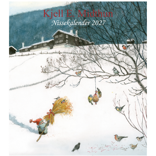 Nisse - Wall Calendar 2026 - 30 x 34 cm - Aune Forlag