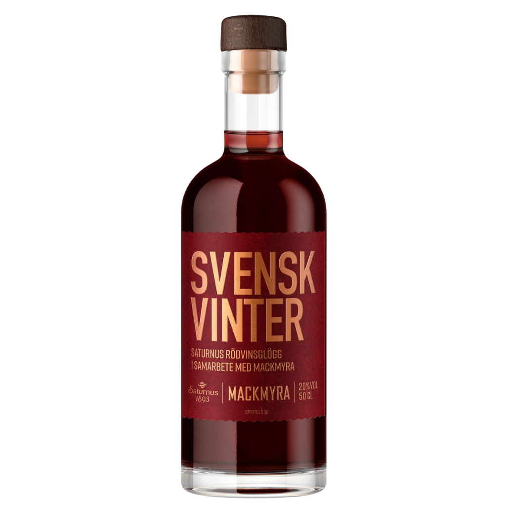 SATURNUS Svensk Vinter Röd – Roter Glögg mit Mackmyra Whisky – 20 % vol. – 500 ml