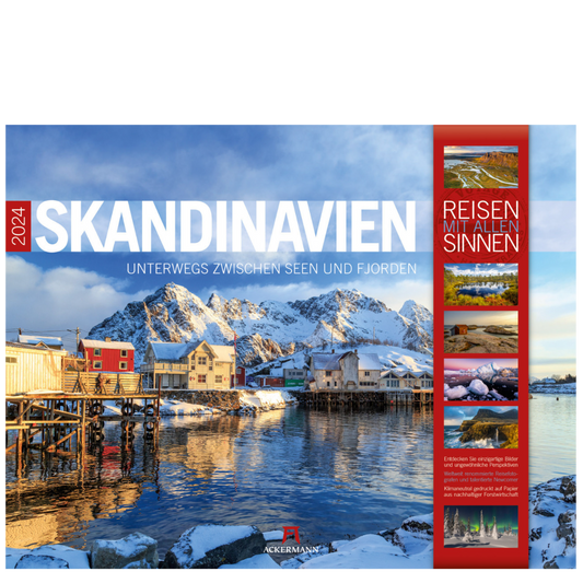 Skandinavien - Wandkalender 2024 - 54 x 42 cm - Ackermann Kunstverlag