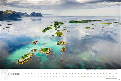Hurtigruten Globetrotter - Wall Calendar 2026 - 58 x 39 cm - Heye Verlag