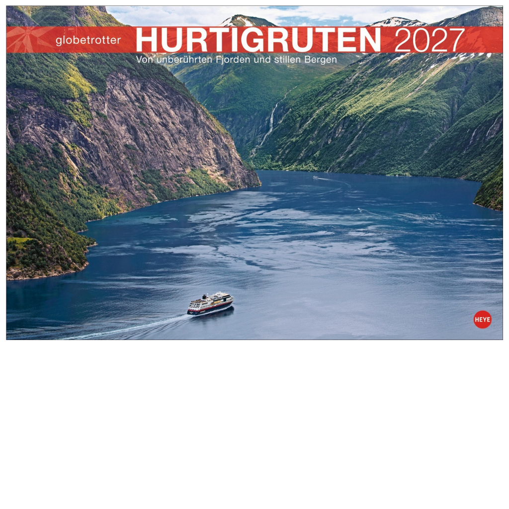 Hurtigruten Globetrotter - Wandkalender 2027 - 58 x 39 cm - Heye Verlag