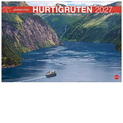 Hurtigruten Globetrotter - Wandkalender 2027 - 58 x 39 cm - Heye Verlag