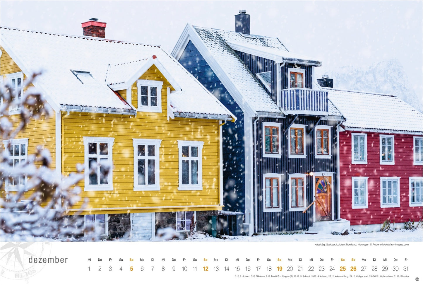 Hurtigruten Globetrotter - Wandkalender 2027 - 58 x 39 cm - Heye Verlag