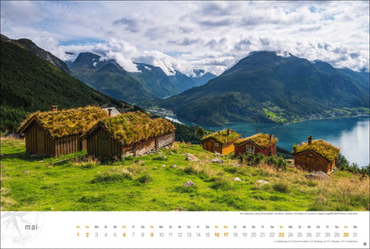 Hurtigruten Globetrotter - Wandkalender 2027 - 58 x 39 cm - Heye Verlag