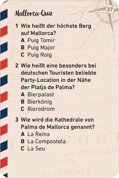 Rätseln, Raten und Relaxen - 75 Karten für Reiselustige