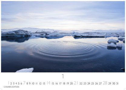 Arctic Landscapes - Wandkalender 2024 - 50 x 35 cm - CASARES fine art EDITION