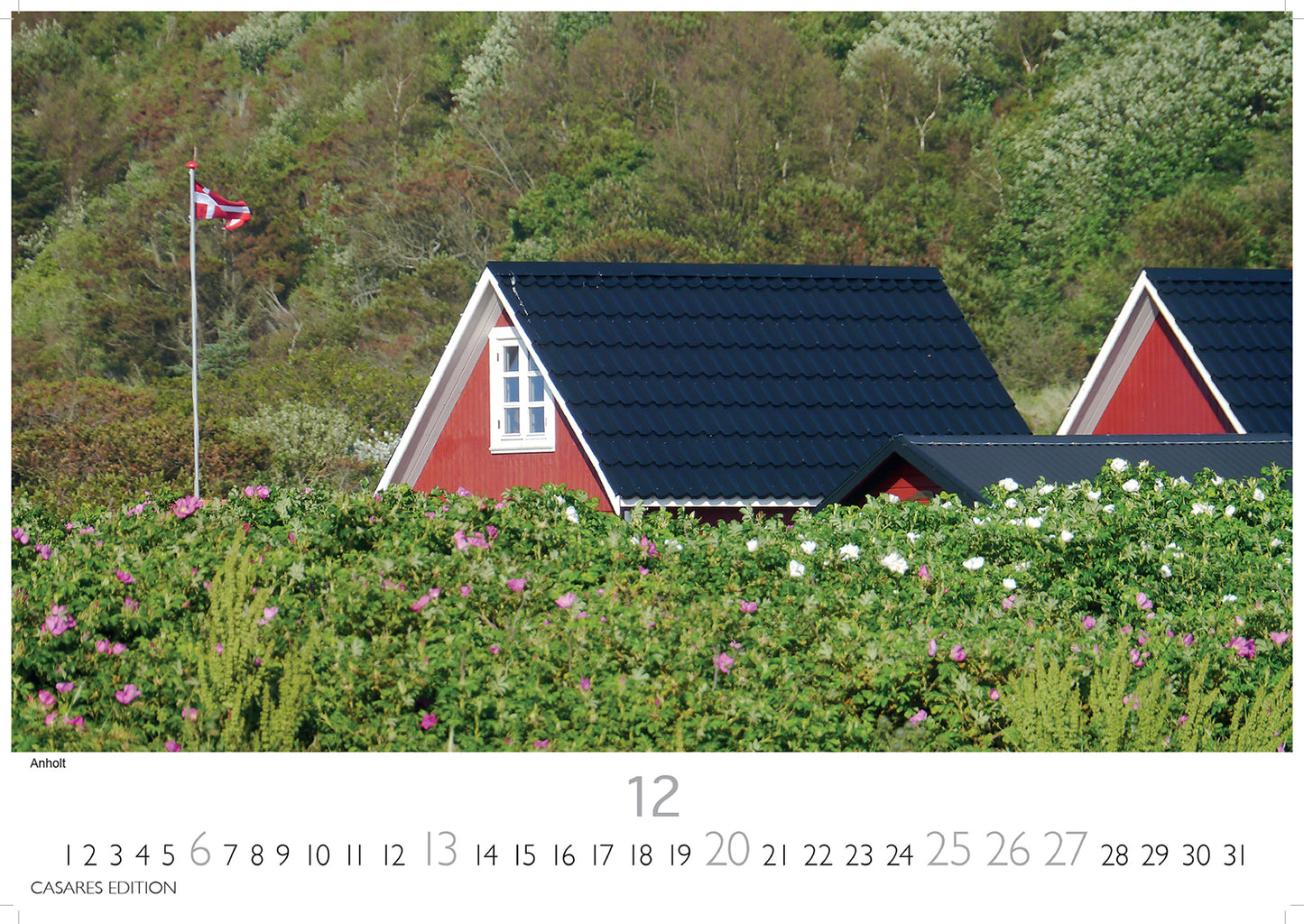 Denmark - Wall Calendar 20256 - 50 x 36 cm - CASARES fine art EDITION