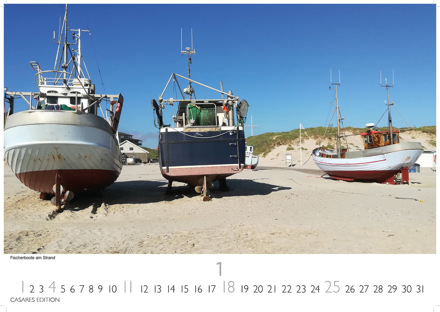 Denmark - Wall Calendar 20256 - 50 x 36 cm - CASARES fine art EDITION