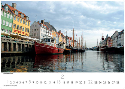Denmark - Wall Calendar 20256 - 50 x 36 cm - CASARES fine art EDITION