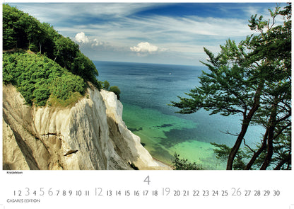 Denmark - Wall Calendar 20256 - 50 x 36 cm - CASARES fine art EDITION