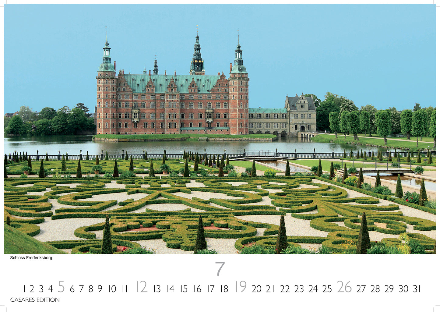Denmark - Wall Calendar 20256 - 50 x 36 cm - CASARES fine art EDITION