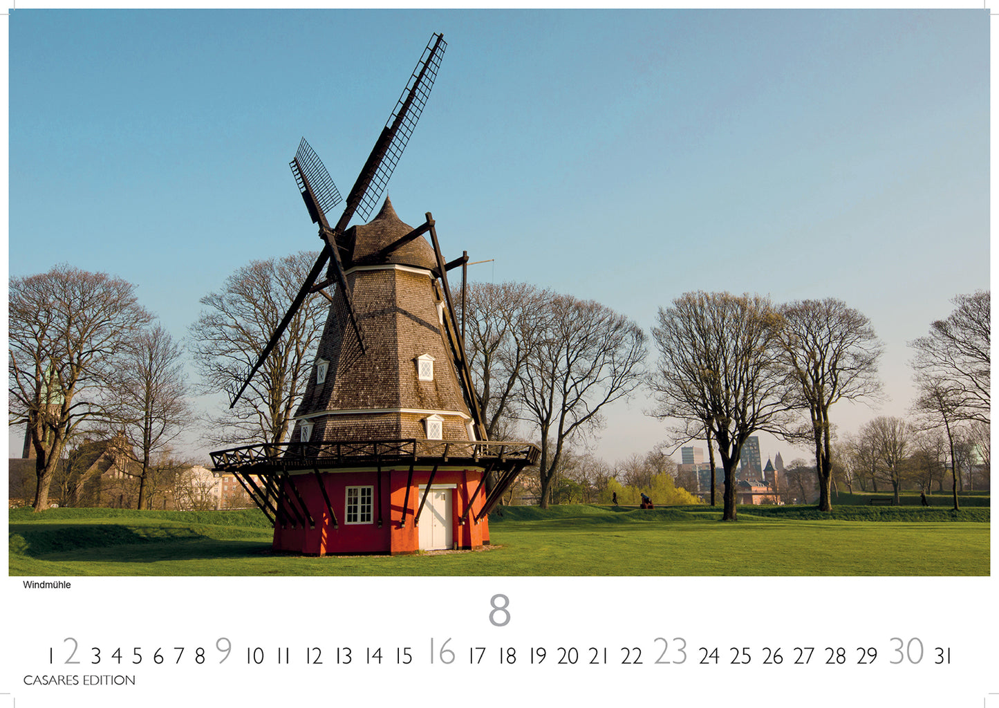 Denmark - Wall Calendar 20256 - 50 x 36 cm - CASARES fine art EDITION
