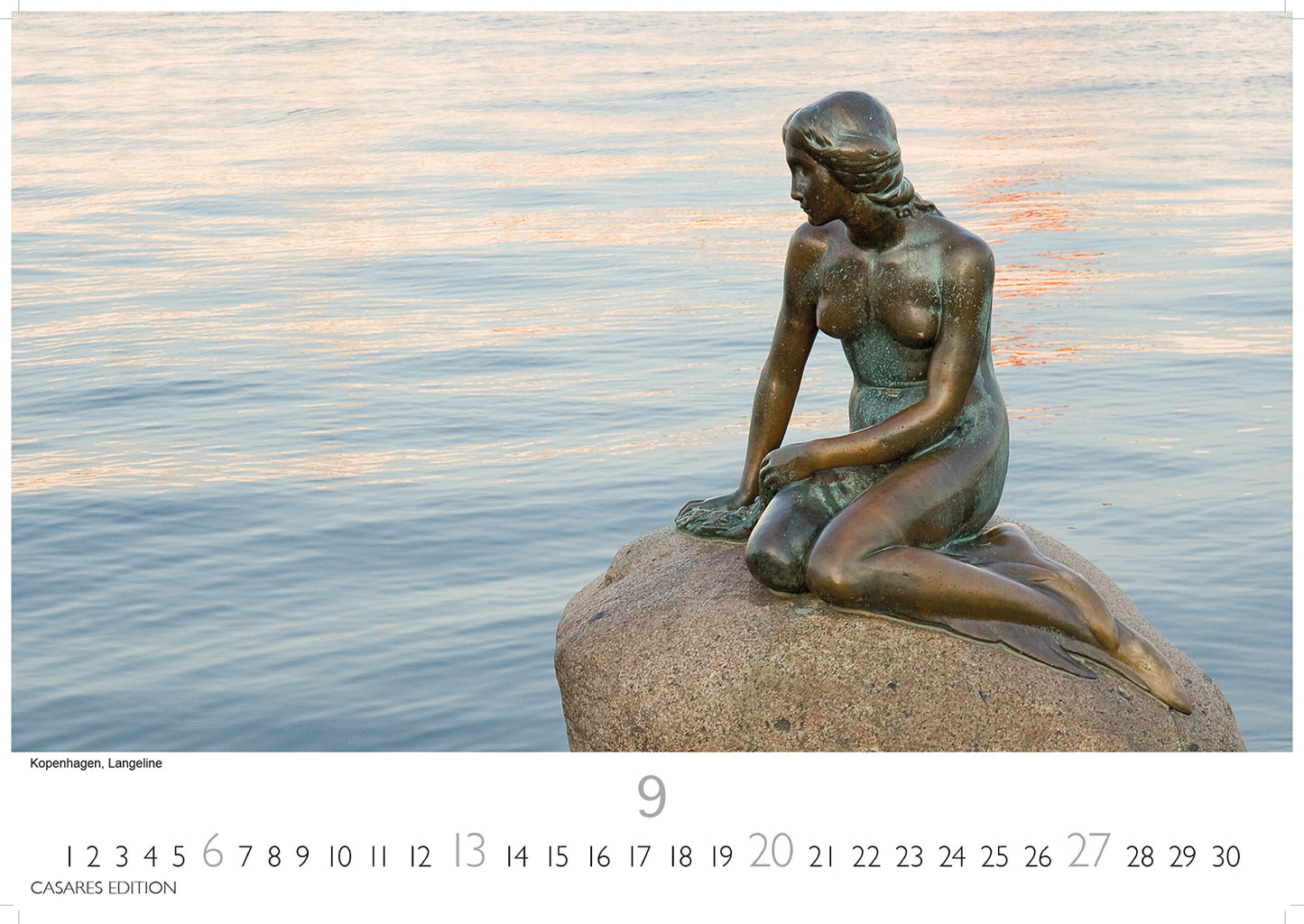 Denmark - Wall Calendar 20256 - 50 x 36 cm - CASARES fine art EDITION