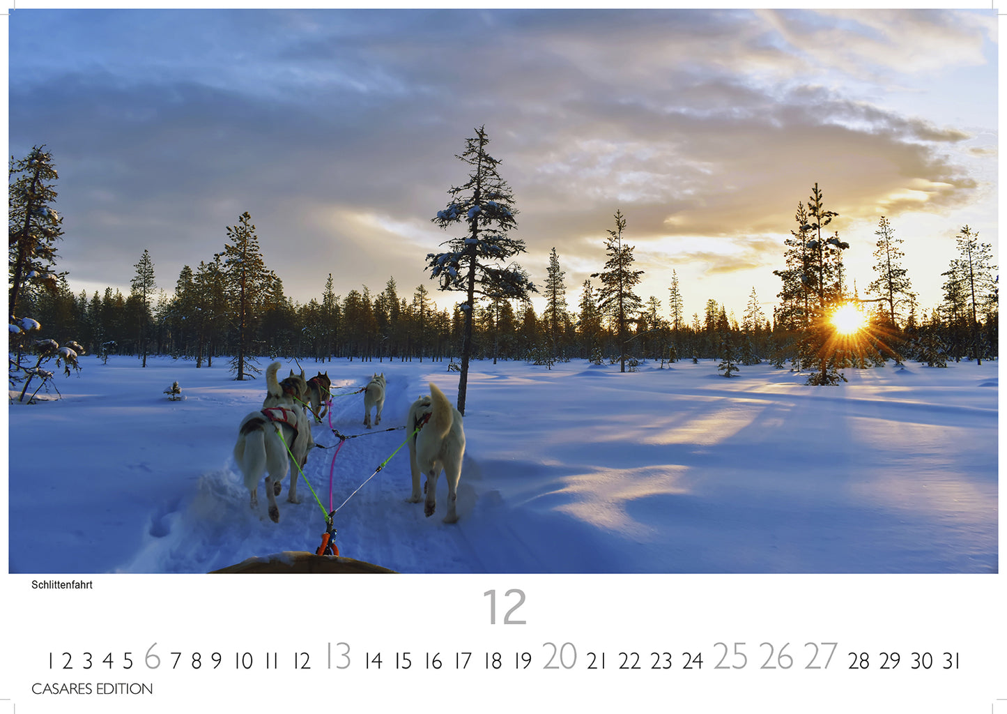 Finland - Wall Calendar 2026 - 50 x 36 cm - CASARES fine art EDITION