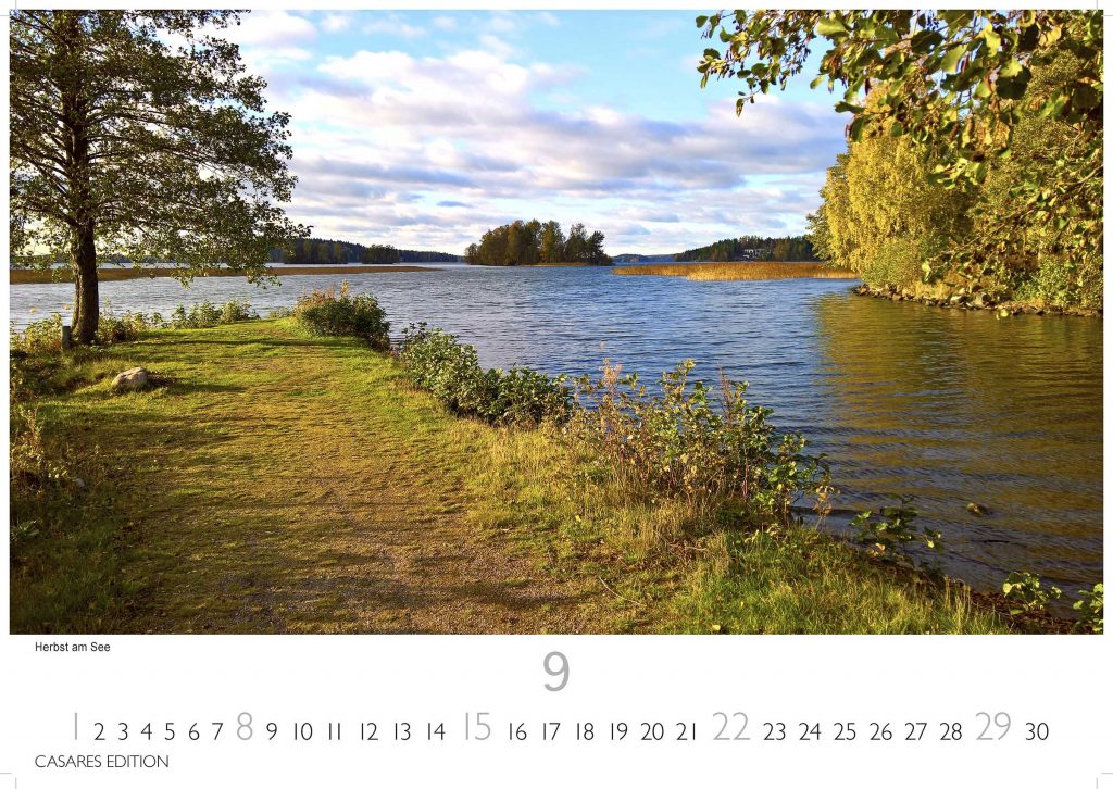 Finnland - Wandkalender 2024 - 50 x 35 cm - CASARES fine art EDITION