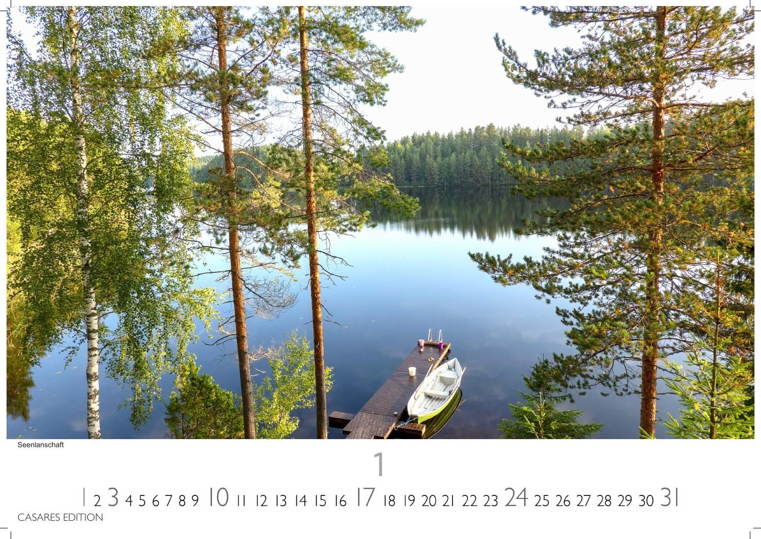 Finnland - Wandkalender 2027 - 50 x 35 cm - CASARES fine art EDITION