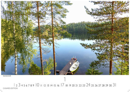Finnland - Wandkalender 2027 - 50 x 35 cm - CASARES fine art EDITION