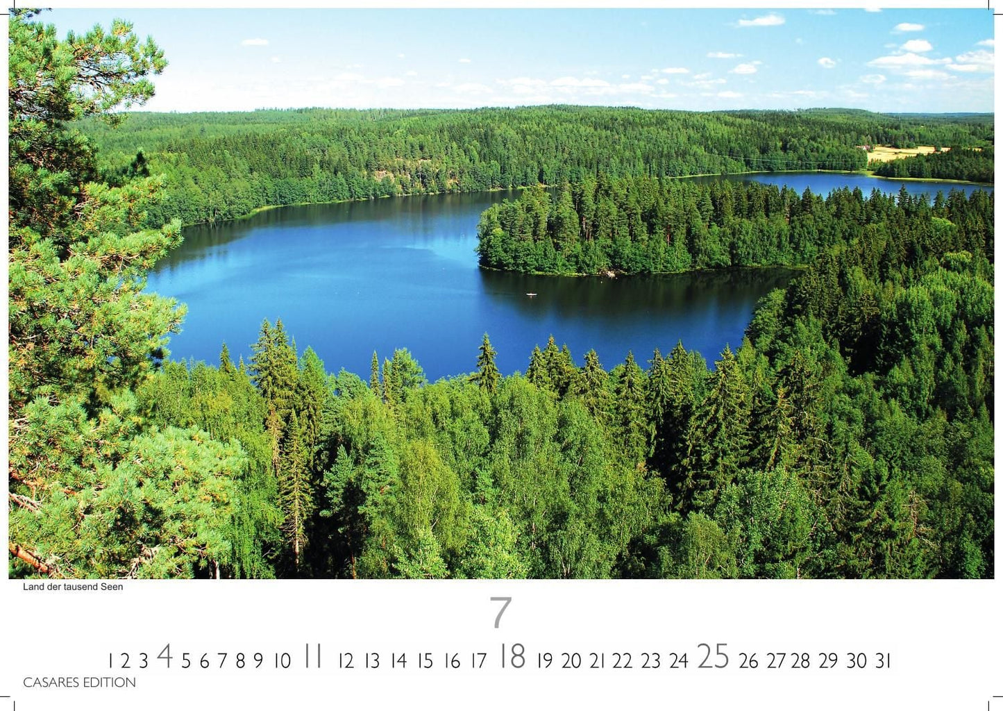 Finnland - Wandkalender 2027 - 50 x 35 cm - CASARES fine art EDITION