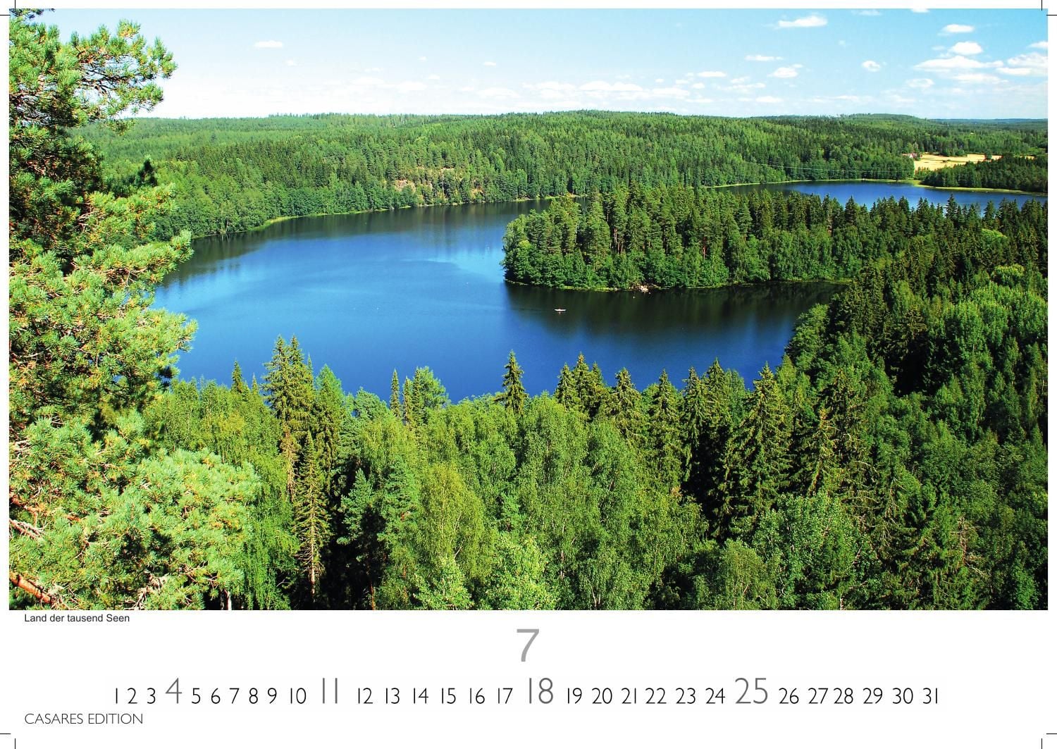 Finnland - Wandkalender 2027 - 50 x 35 cm - CASARES fine art EDITION