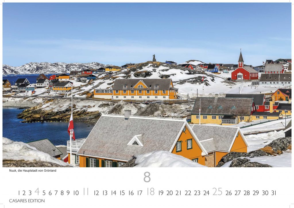 Grönland - Wandkalender 2024 - 50 x 35 cm - CASARES fine art EDITION