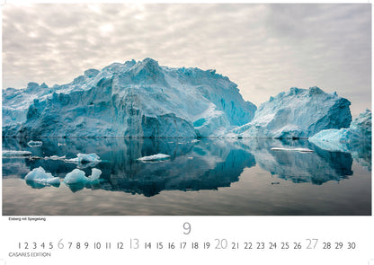 Grönland - Wandkalender 2026 - 50 x 35 cm - CASARES fine art EDITION