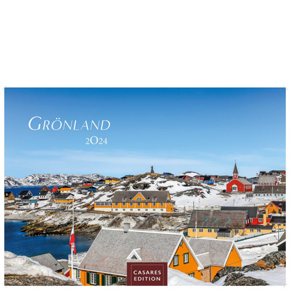 Grönland - Wandkalender 2024 - 50 x 35 cm - CASARES fine art EDITION