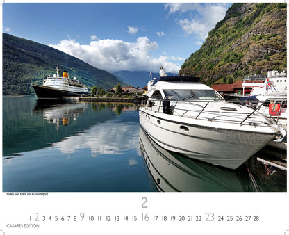 Hurtigruten - Wandkalender 2025 - 50 x 35 cm - CASARES fine art EDITION