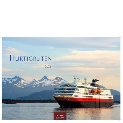 Hurtigruten - Wandkalender 2024 - 50 x 35 cm - CASARES fine art EDITION