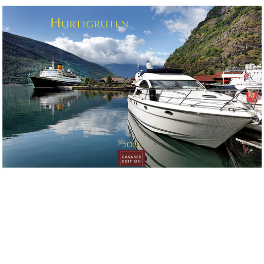 Hurtigruten - Wandkalender 2025 - 50 x 35 cm - CASARES fine art EDITION